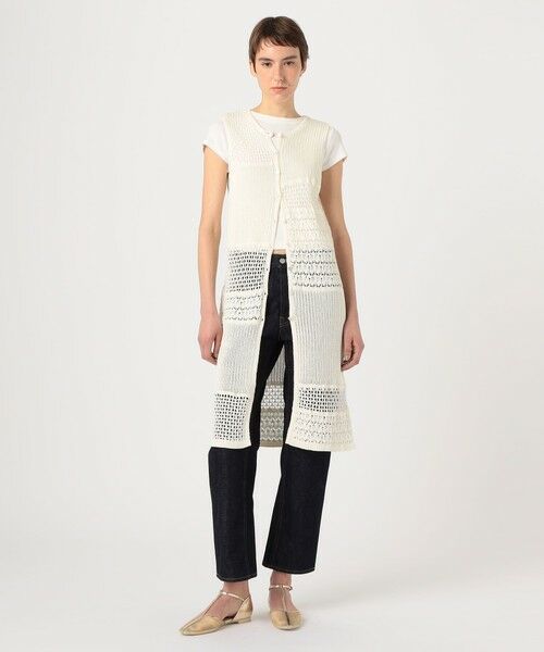 TOMORROWLAND / トゥモローランド ニット・セーター | 【WEB限定】コットンレーシー ノースリーブワンピース | 詳細8