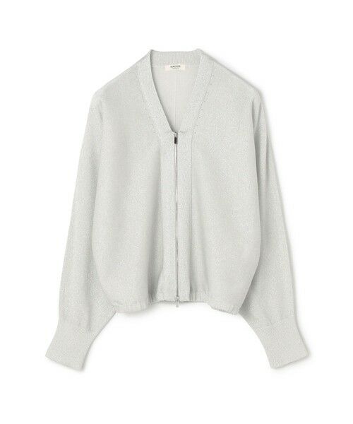 TOMORROWLAND / トゥモローランド カーディガン・ボレロ | ドライレーヨン Vネックカーディガン(81 シルバー)