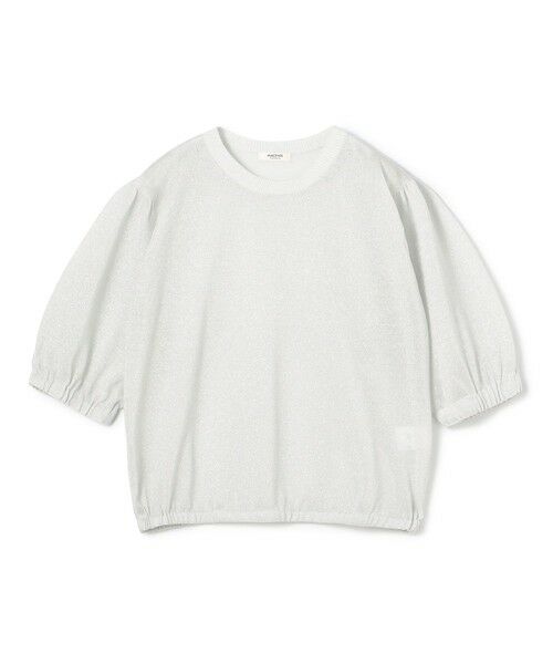 美品 Tomorrowland(トゥモローランド)パフスリーブプルオーバー TOMORROWLAND｜ファブリックコンビ パフスリーブプルオーバー