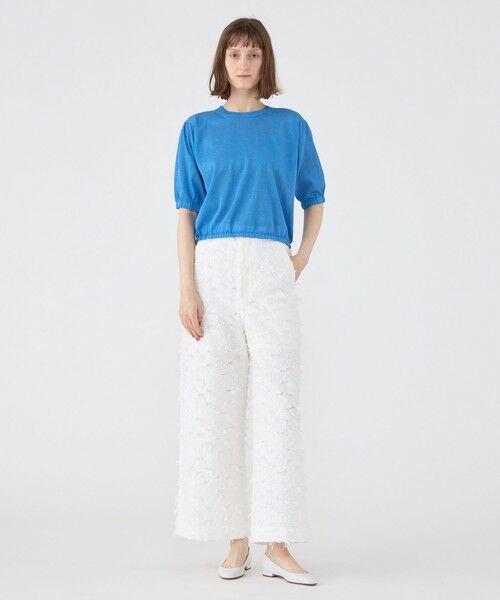 TOMORROWLAND / トゥモローランド ニット・セーター | ドライレーヨン パフスリーブプルオーバー | 詳細1