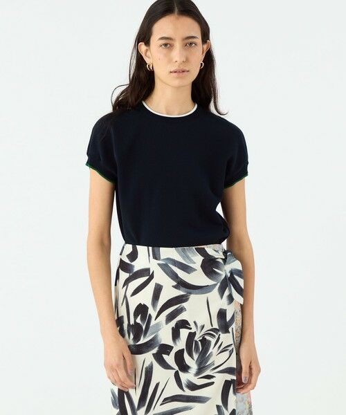 TOMORROWLAND / トゥモローランド ニット・セーター | ドライコットン フレンチスリーブプルオーバー | 詳細11