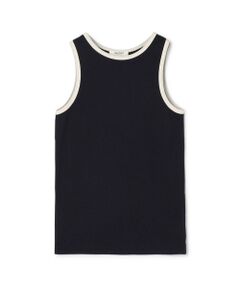 TOMORROWLAND / トゥモローランド タンクトップ | コットンジャージ トリムタンクトップ