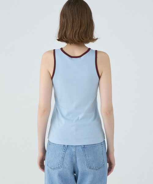 TOMORROWLAND / トゥモローランド タンクトップ | コットンジャージ トリムタンクトップ | 詳細4