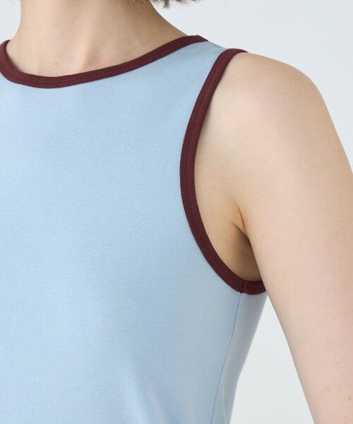 TOMORROWLAND / トゥモローランド タンクトップ | コットンジャージ トリムタンクトップ | 詳細6