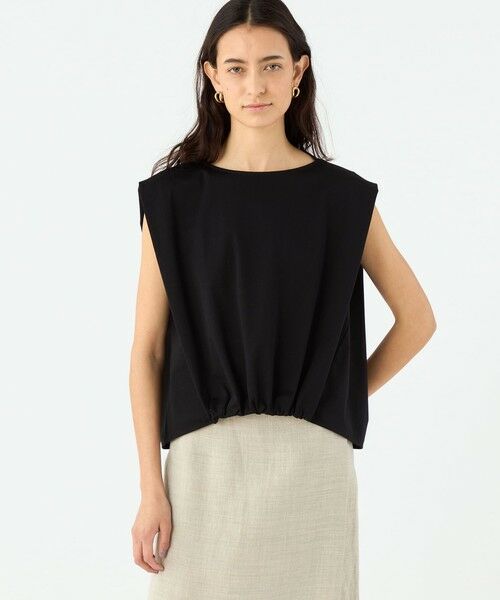 TOMORROWLAND / トゥモローランド Tシャツ | トリコットジャージー タックギャザープルオーバー | 詳細2