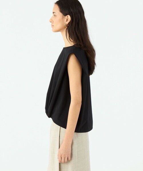 TOMORROWLAND / トゥモローランド Tシャツ | トリコットジャージー タックギャザープルオーバー | 詳細3