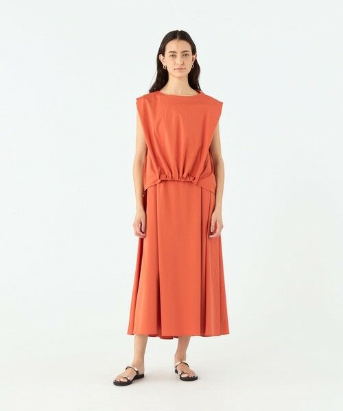 TOMORROWLAND / トゥモローランド Tシャツ | トリコットジャージー タックギャザープルオーバー | 詳細9