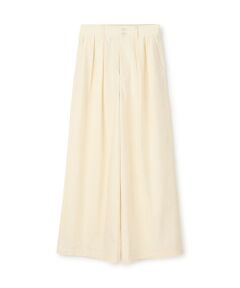 TOMORROWLAND / トゥモローランド その他パンツ | シルクネップウェザー タックワイドパンツ