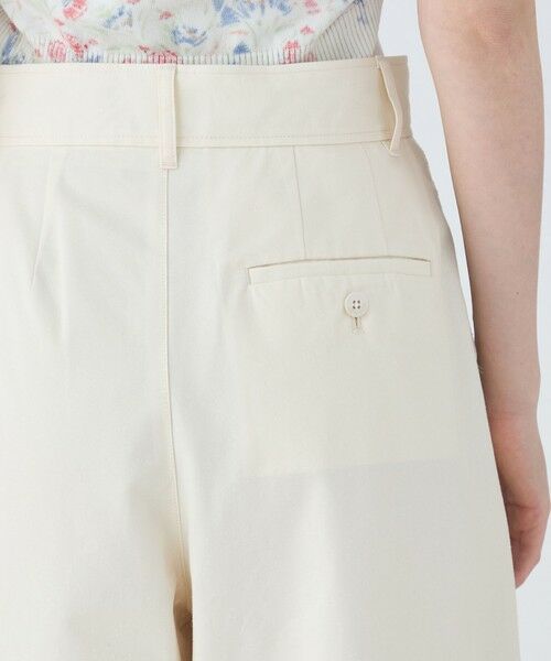 TOMORROWLAND / トゥモローランド その他パンツ | シルクネップウェザー タックワイドパンツ | 詳細6