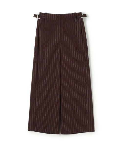 TOMORROWLAND / トゥモローランド その他パンツ | ナチュラルスラブストレッチ セミワイドパンツ（48 ダークブラウン系）