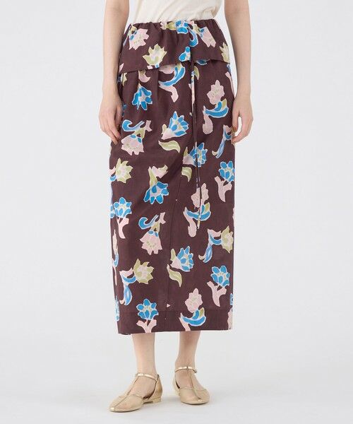 TOMORROWLAND / トゥモローランド ロング・マキシ丈スカート | レイトンプリント ギャザーマキシスカート | 詳細2