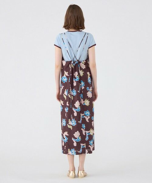 TOMORROWLAND / トゥモローランド ミニ丈・ひざ丈ワンピース | レイトンプリント キャミソールワンピース | 詳細3