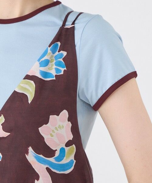 TOMORROWLAND / トゥモローランド ミニ丈・ひざ丈ワンピース | レイトンプリント キャミソールワンピース | 詳細6