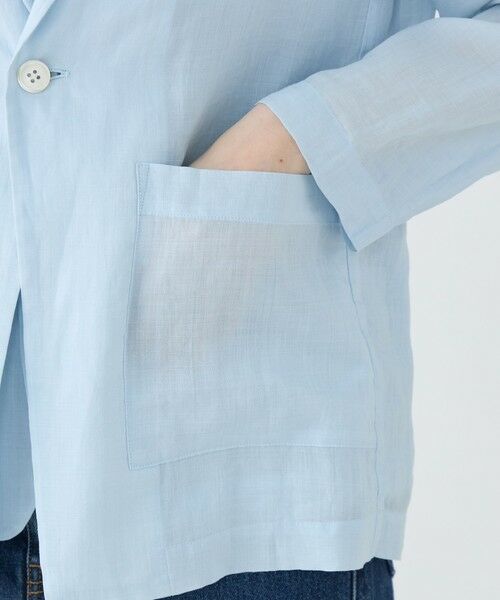 TOMORROWLAND / トゥモローランド テーラードジャケット | ラミーソリッド シングルジャケット | 詳細8