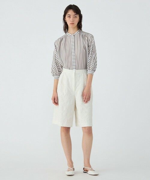 TOMORROWLAND / トゥモローランド シャツ・ブラウス | トラックストライプ ヨークスリーブブラウス | 詳細1