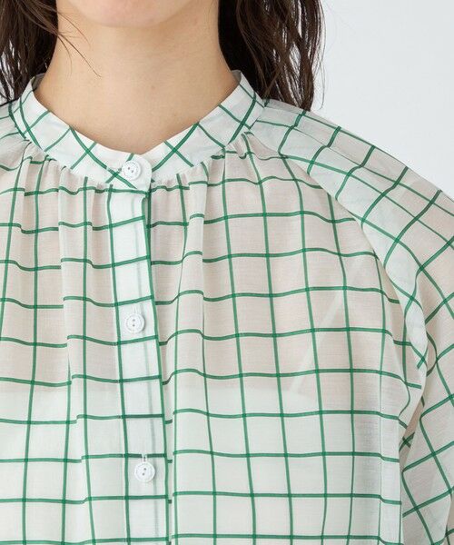 TOMORROWLAND / トゥモローランド シャツ・ブラウス | シアータッターソール ギャザーパフスリーブブラウス | 詳細5