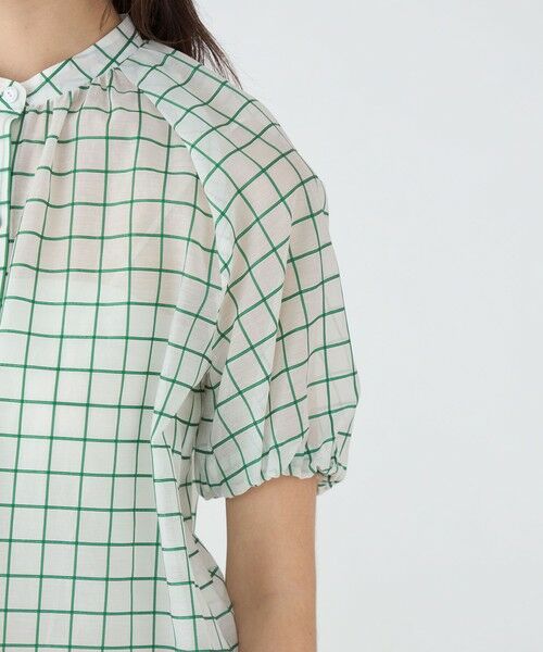 TOMORROWLAND / トゥモローランド シャツ・ブラウス | シアータッターソール ギャザーパフスリーブブラウス | 詳細6
