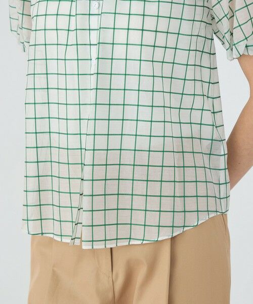 TOMORROWLAND / トゥモローランド シャツ・ブラウス | シアータッターソール ギャザーパフスリーブブラウス | 詳細7