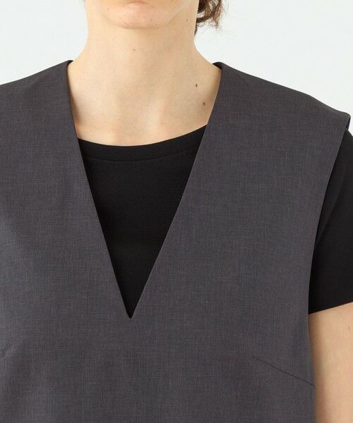 TOMORROWLAND / トゥモローランド その他トップス | エクストラファインポリエステルトロピカル Vネックトップス | 詳細5