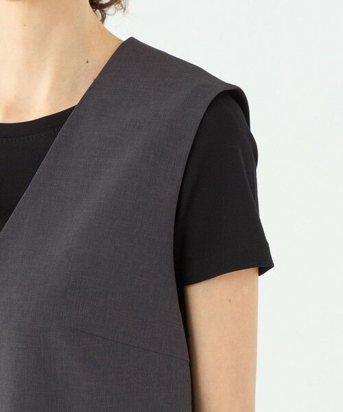 TOMORROWLAND / トゥモローランド その他トップス | エクストラファインポリエステルトロピカル Vネックトップス | 詳細6