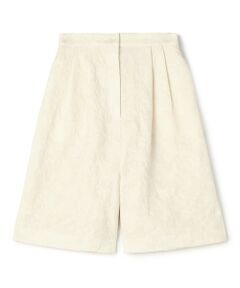 TOMORROWLAND / トゥモローランド ショート・ハーフ・半端丈パンツ | フラワージャカード 2タックキュロット