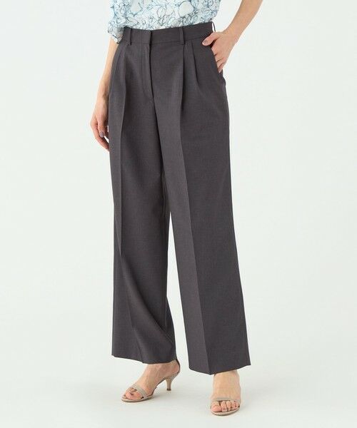 ボトムス wunderlang 4-5y エクストラファインポリエステルトロピカル タックワイドパンツ