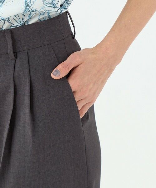 TOMORROWLAND / トゥモローランド その他パンツ | エクストラファインポリエステルトロピカル タックワイドパンツ | 詳細7