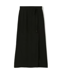 TOMORROWLAND / トゥモローランド ロング・マキシ丈スカート | レーヨンリネンオックス サイドスリットスカート