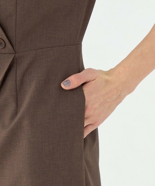 TOMORROWLAND / トゥモローランド サロペット・オールインワン | エクストラフェインポリエステルトロピカル オールインワン | 詳細7