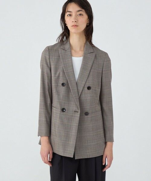 TOMORROWLAND / トゥモローランド テーラードジャケット | ブルーウィンドウ ダブルブレストジャケット | 詳細2