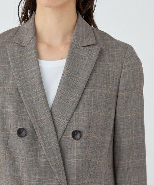 TOMORROWLAND / トゥモローランド テーラードジャケット | ブルーウィンドウ ダブルブレストジャケット | 詳細6
