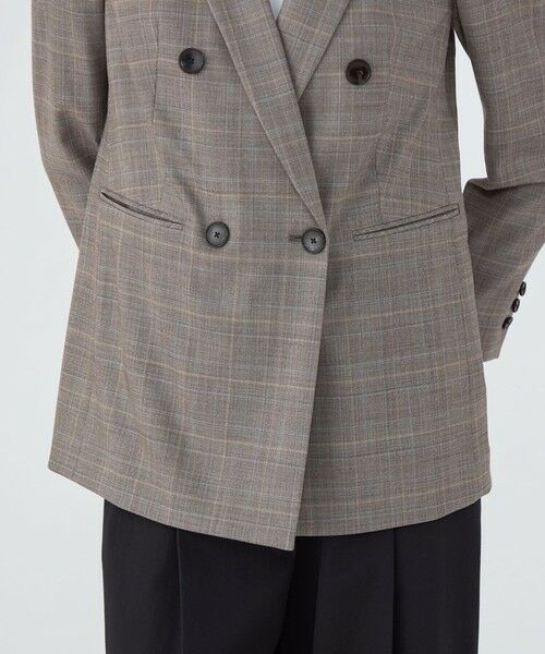 TOMORROWLAND / トゥモローランド テーラードジャケット | ブルーウィンドウ ダブルブレストジャケット | 詳細8