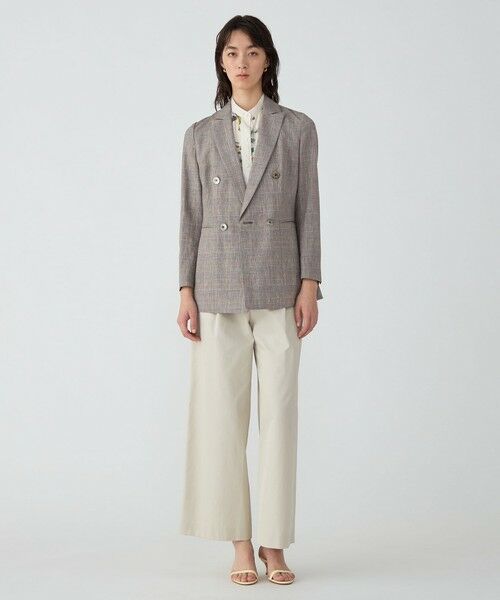 TOMORROWLAND / トゥモローランド テーラードジャケット | グリーンウィンドウ ダブルブレストジャケット | 詳細1