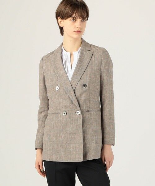 TOMORROWLAND / トゥモローランド テーラードジャケット | グリーンウィンドウ ダブルブレストジャケット | 詳細3