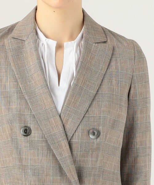 TOMORROWLAND / トゥモローランド テーラードジャケット | グリーンウィンドウ ダブルブレストジャケット | 詳細7
