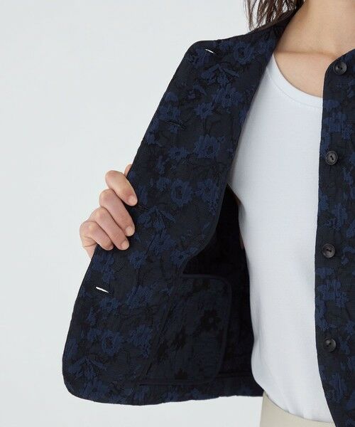 TOMORROWLAND / トゥモローランド ベスト | フラワージャカード ワイドスリーブショートジレ | 詳細5