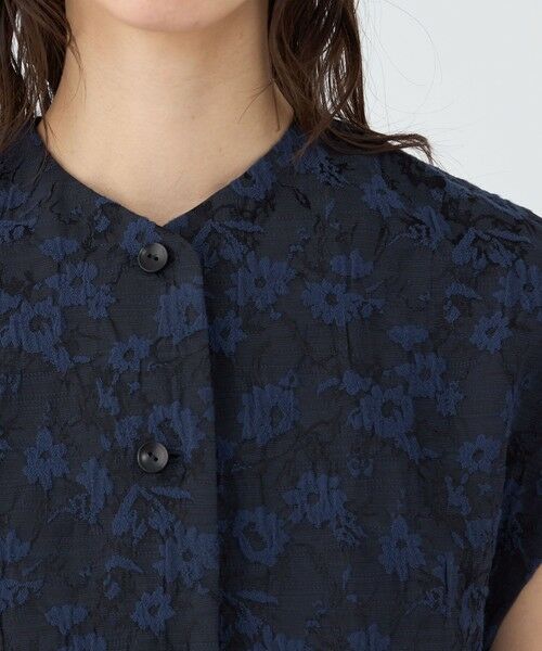 TOMORROWLAND / トゥモローランド ベスト | フラワージャカード ワイドスリーブショートジレ | 詳細6