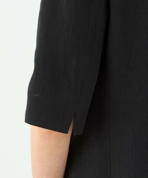 TOMORROWLAND / トゥモローランド テーラードジャケット | レーヨンリネンオックス ハーフスリーブジャケット | 詳細8