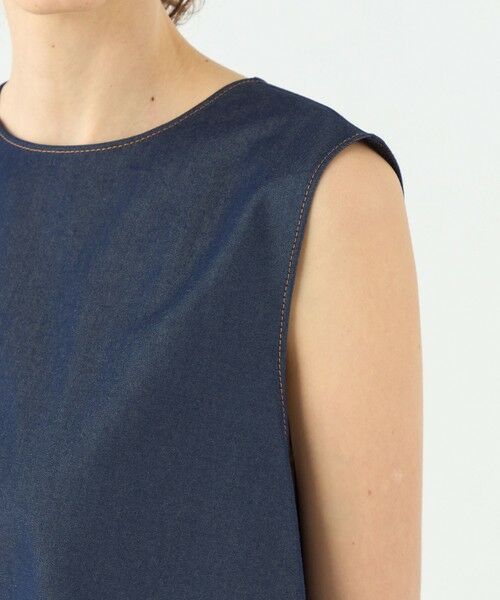 TOMORROWLAND / トゥモローランド シャツ・ブラウス | コットンシルクデニム バックリボンブラウス | 詳細6