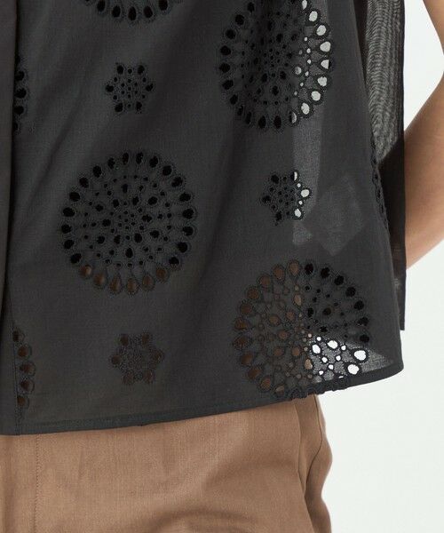 TOMORROWLAND / トゥモローランド シャツ・ブラウス | コットンコンビネーション ペタルスリーブブラウス | 詳細7