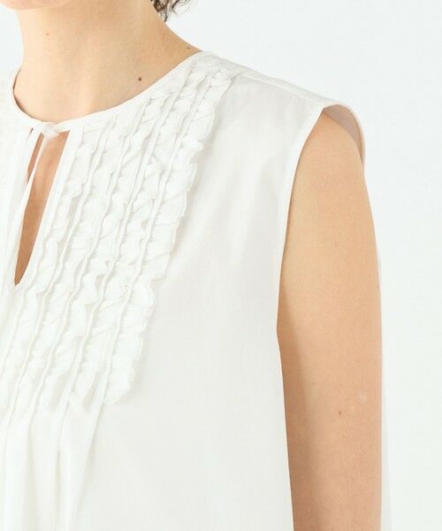TOMORROWLAND / トゥモローランド シャツ・ブラウス | コットンコンビネーション ノースリーブブラウス | 詳細6