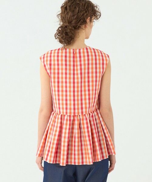 TOMORROWLAND / トゥモローランド シャツ・ブラウス | ピコロールギンガムチェック ペプラムブラウス | 詳細4