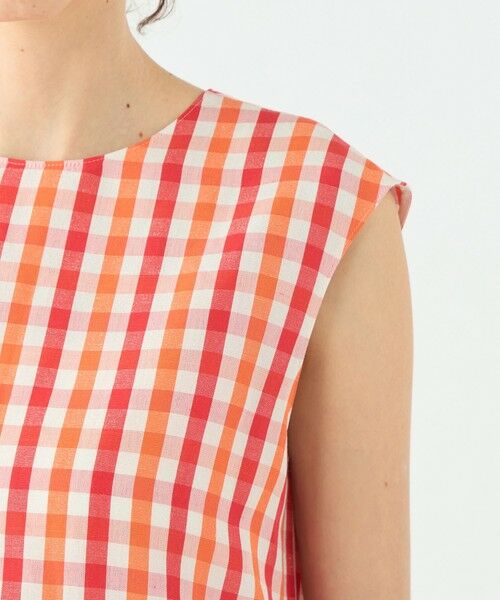 TOMORROWLAND / トゥモローランド シャツ・ブラウス | ピコロールギンガムチェック ペプラムブラウス | 詳細7