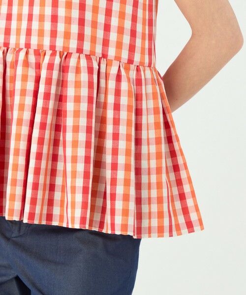 TOMORROWLAND / トゥモローランド シャツ・ブラウス | ピコロールギンガムチェック ペプラムブラウス | 詳細8