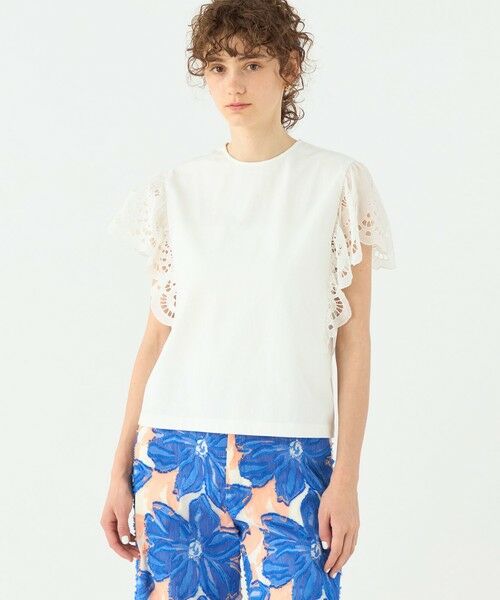 TOMORROWLAND / トゥモローランド カットソー | バスクジャージー フレアスリーブプルオーバー | 詳細2