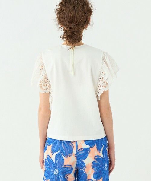 TOMORROWLAND / トゥモローランド カットソー | バスクジャージー フレアスリーブプルオーバー | 詳細4