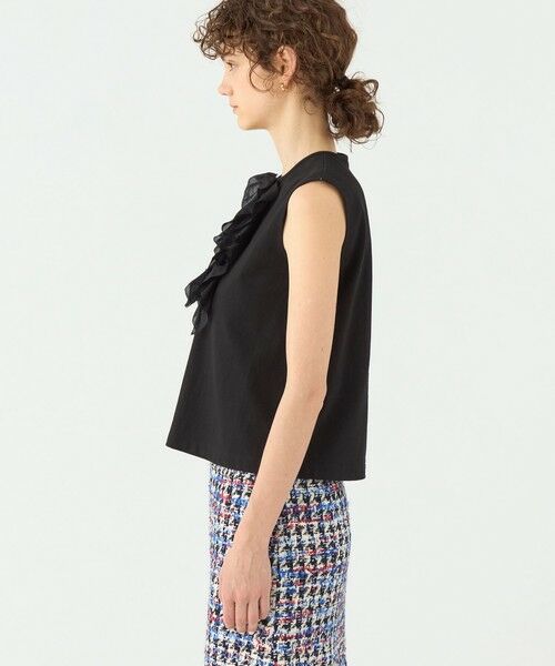 TOMORROWLAND / トゥモローランド カットソー | バスクジャージー ノースリーブプルオーバー | 詳細3