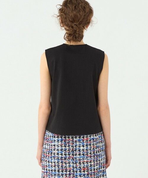 TOMORROWLAND / トゥモローランド カットソー | バスクジャージー ノースリーブプルオーバー | 詳細4