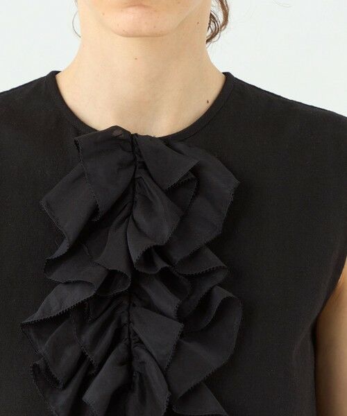 TOMORROWLAND / トゥモローランド カットソー | バスクジャージー ノースリーブプルオーバー | 詳細5