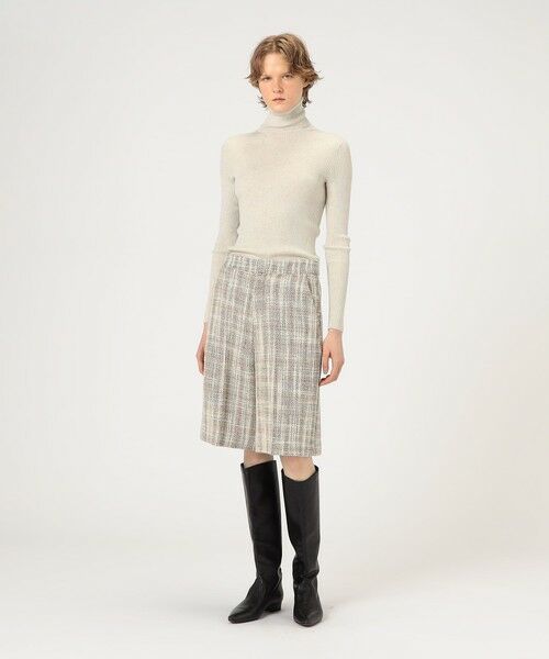 TOMORROWLAND / トゥモローランド ショート・ハーフ・半端丈パンツ | スラブファンシーツイード ハーフパンツ | 詳細1